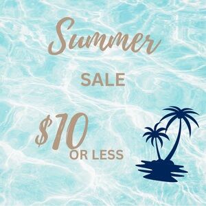 Summer Sale☀️ all items $10 or less!